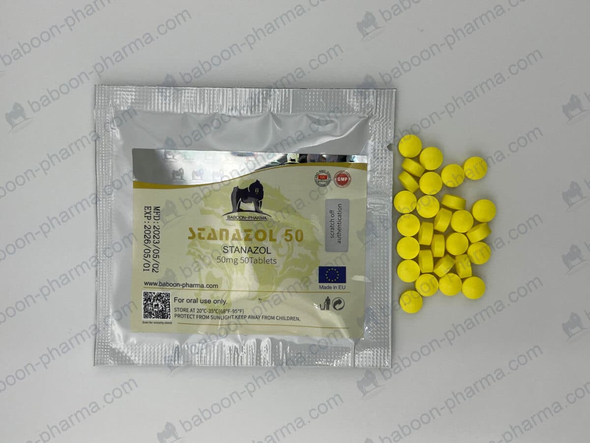 Baboon Pharma orala tabletter Stanazol 50 1