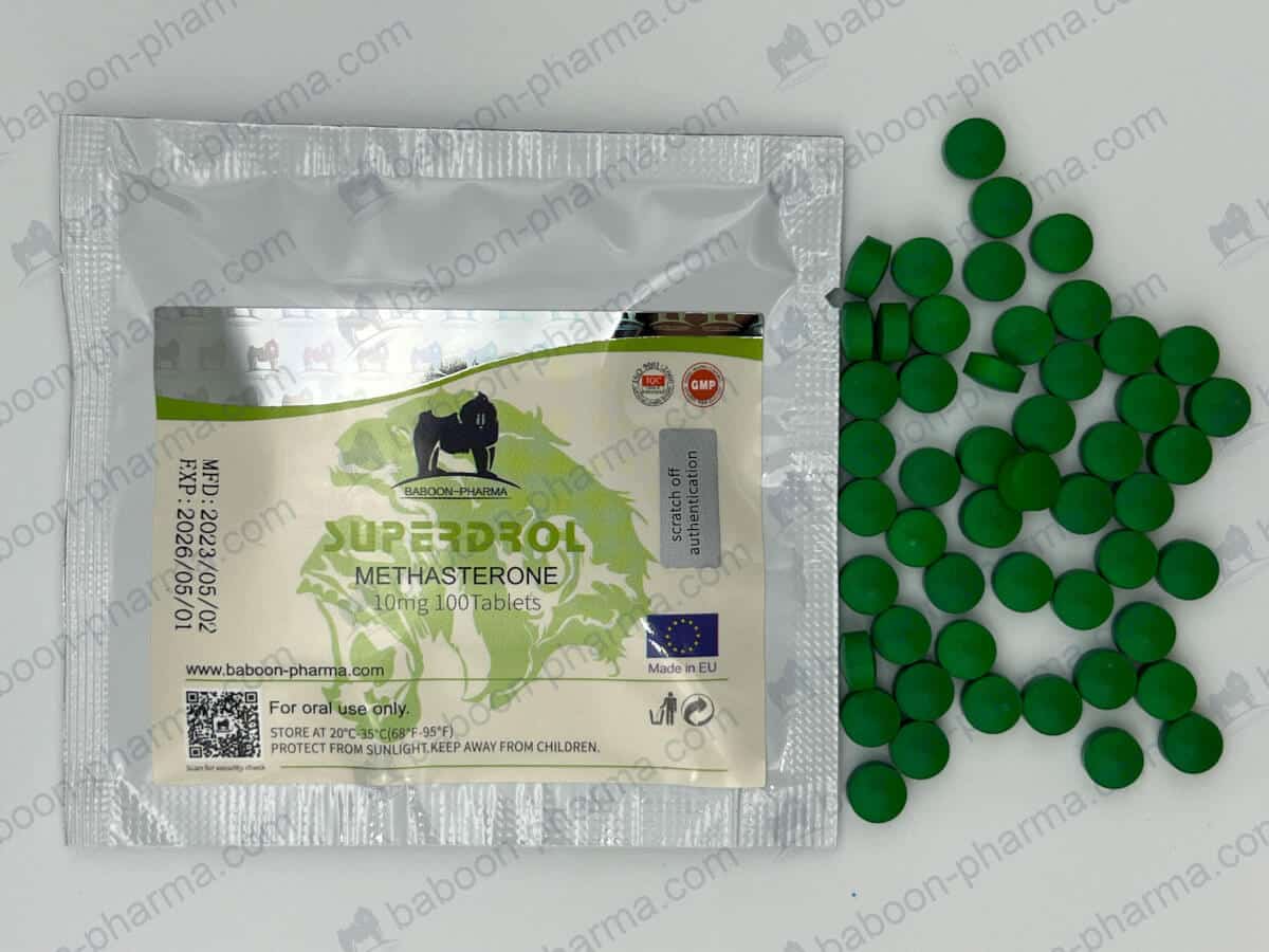 Baboon Pharma Orala tabletter Superdrol 10 1