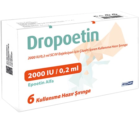Dropotein 2000 IE 0,2 ml. 6 Drogsan-lösning