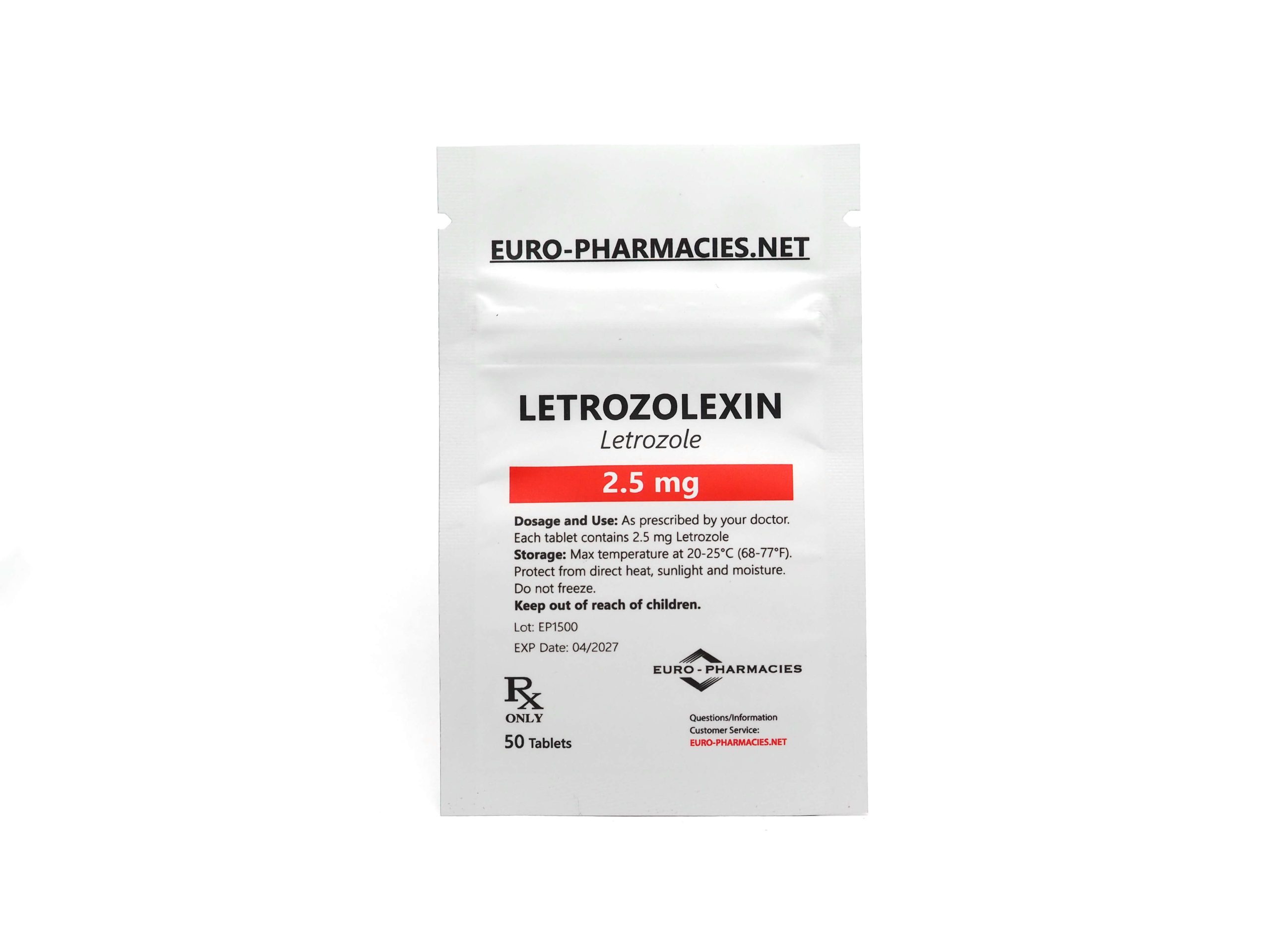 Europharmacies påse Letrozolexin (Letrozol)