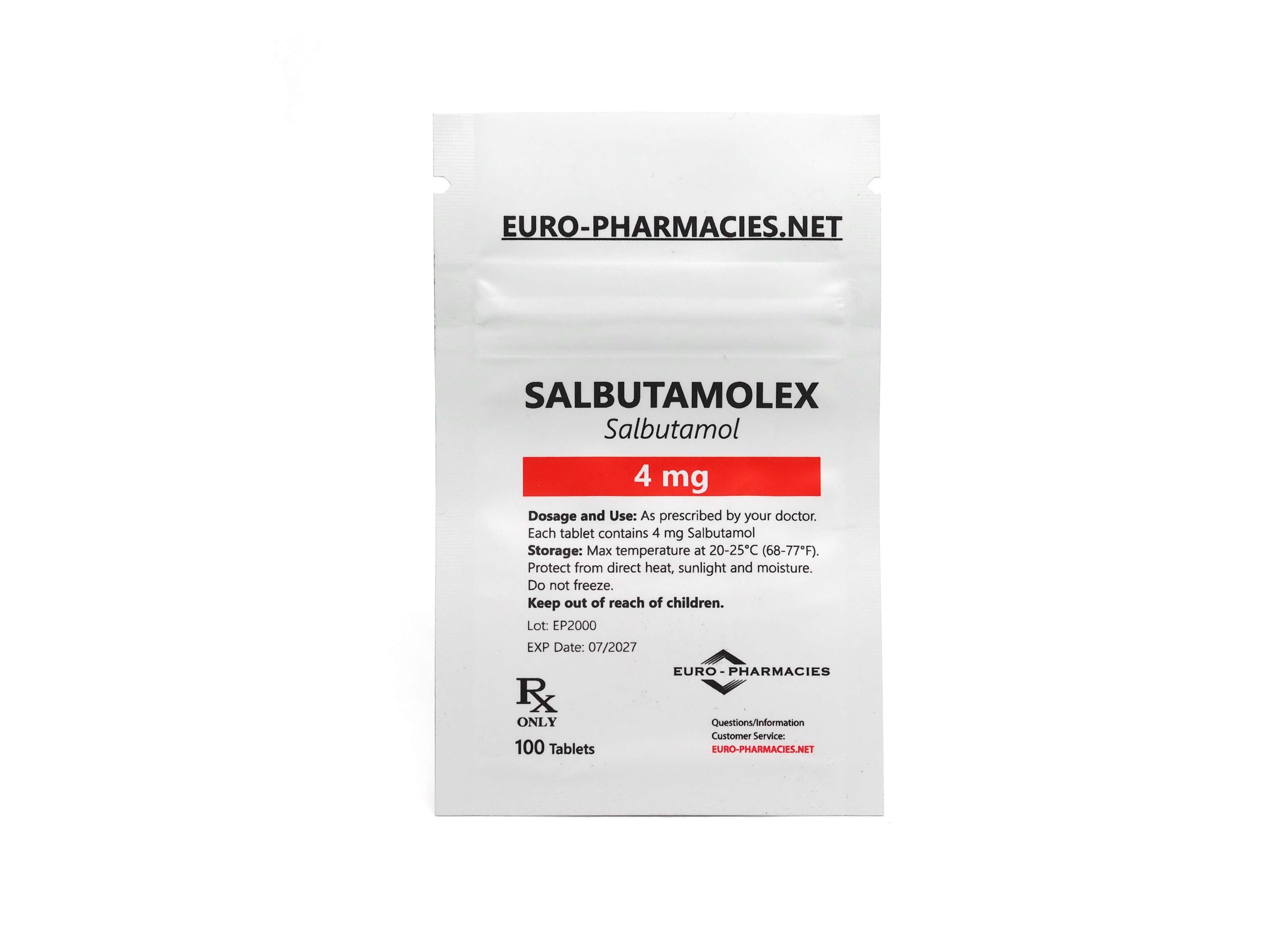 Europharmacies påse Salbutamolex (Salbutamol)