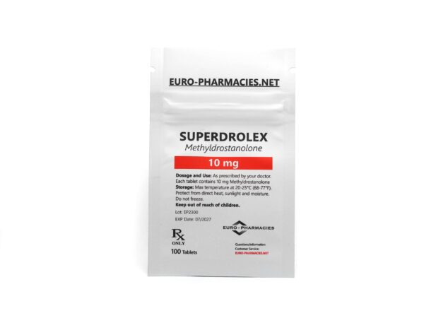 Europharmacies påse Superdrolex (metyldrostanolon)