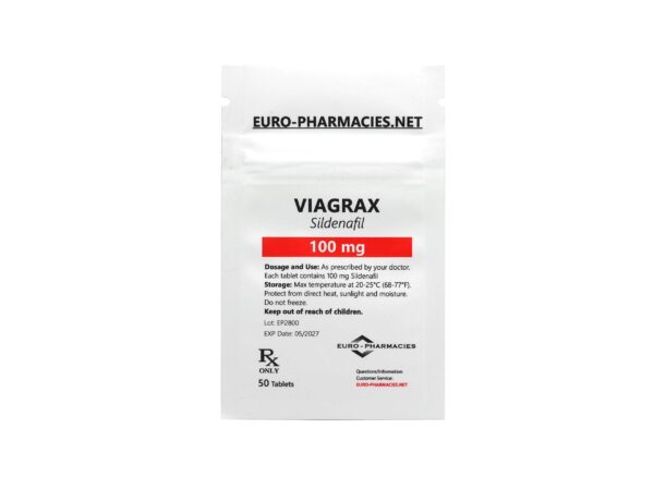 Europharmacies påse Viagrax (Sildenafil)