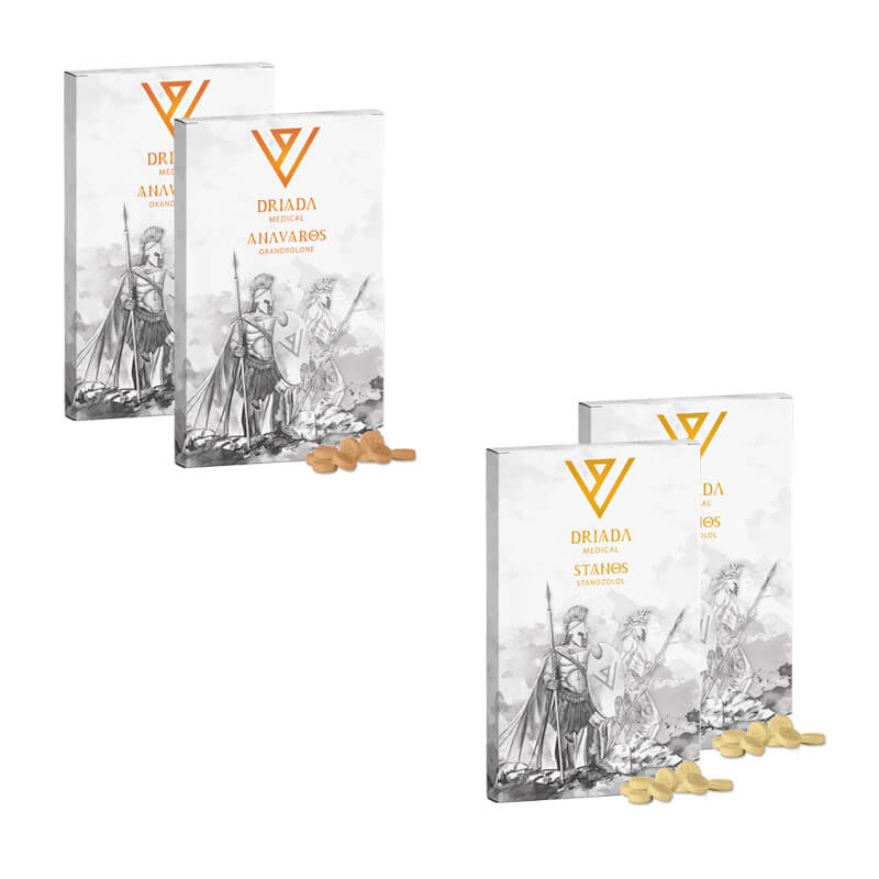 Lean Mass-paket 6 veckor Winstrol Anavar Driada