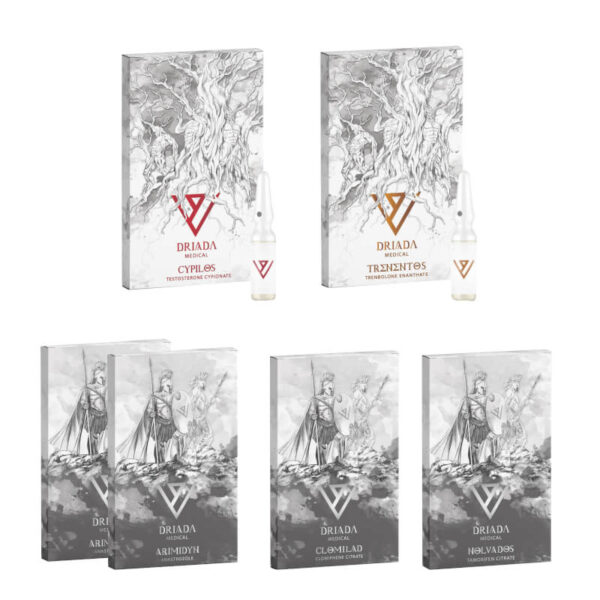 Dry Mass Gain Pack Testosteron Cypionat Trenbolon Enantat (10 veckor) DRIADA MEDICAL