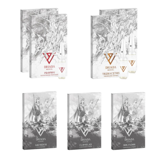 DRIADA MEDICAL Lean Mass Gain Pack: Testosteronpropionat, Trenbolonacetat (6 veckor)