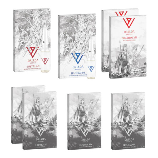 Massökningspaket DRIADA MEDICAL Sustanon Deca Dianabol 8 veckor