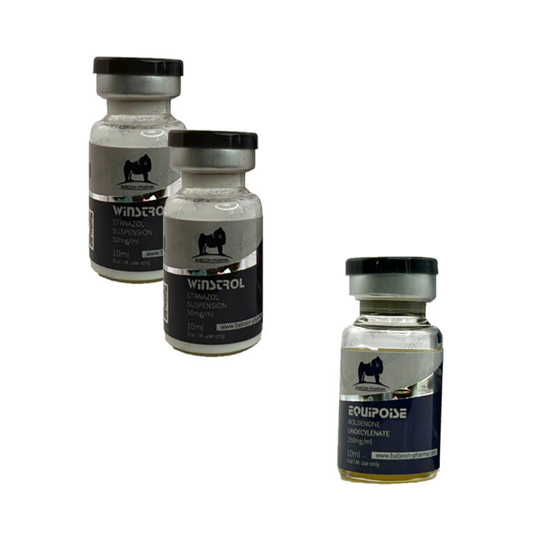 Uthållighetspaket Boldenone Winstrol Injicerbara steroider Baboon Pharma