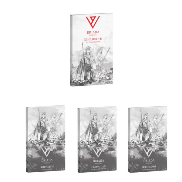 Massökningspaket (oralt) Dianabol + Skydd + PCT (4 veckor) Driada Medical