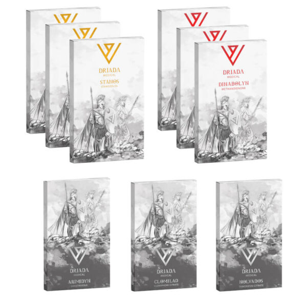 Driada Medical Lean Mass Gain Pack: Orala steroider Dianabol + Winstrol (8 veckor)