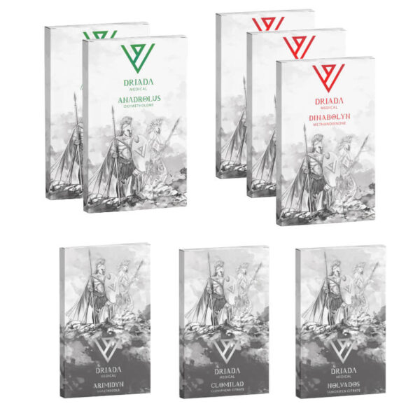 Ultimat Massökningspaket Dianabol + Anadrol Orala Steroider (8 veckor) Driada Medical