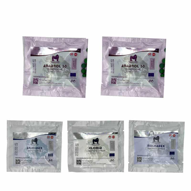 Massökningspaket: Anadrol Oxymetholone Oral Steroid (4 veckor) - Baboon Pharma