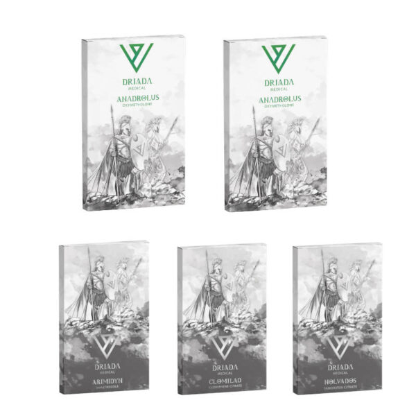 Massökningspaket: Anadrol Oxymetholone Oral Steroid (4 veckor) Driada Medical