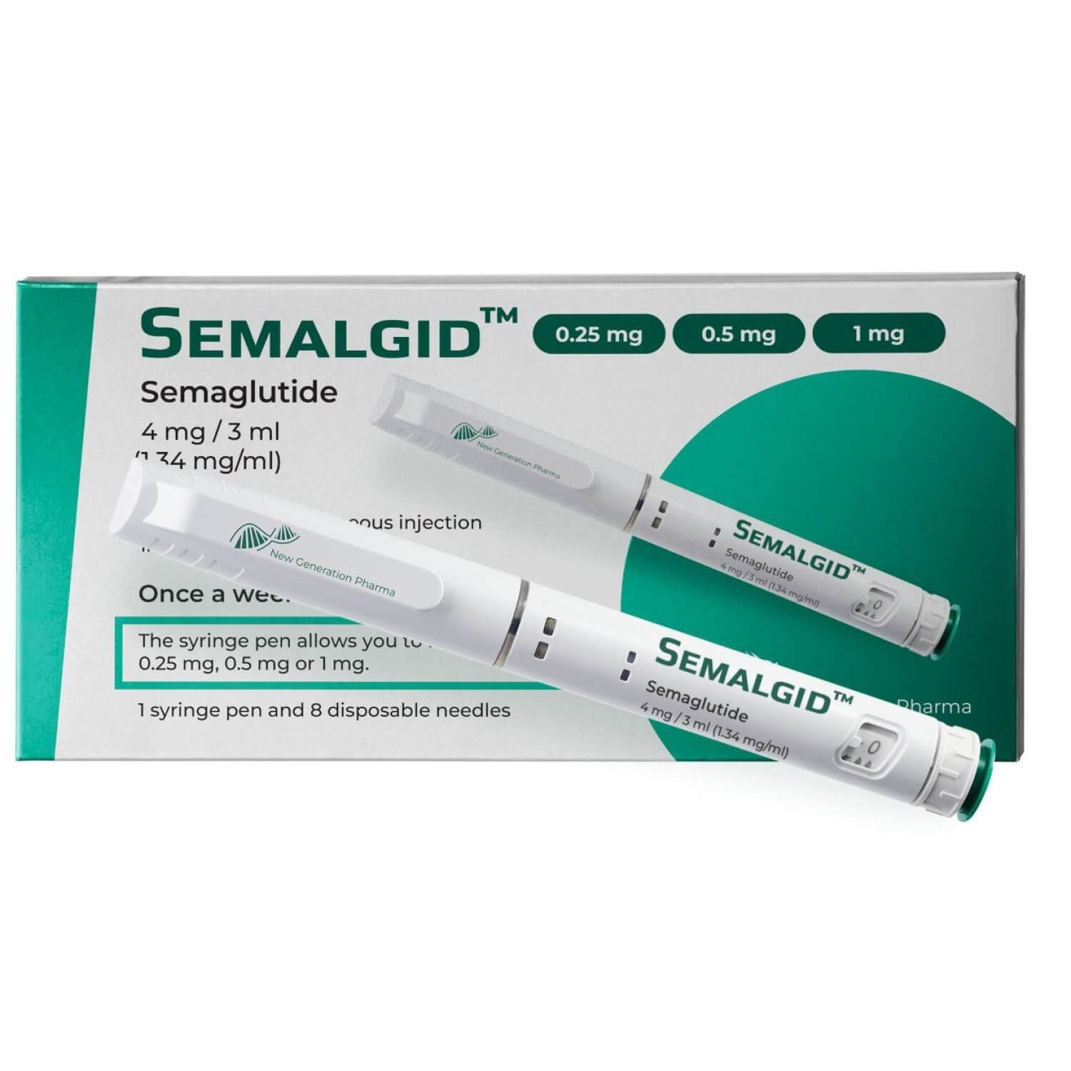 Semalgid 4mg (Semaglutid) Driada Medical