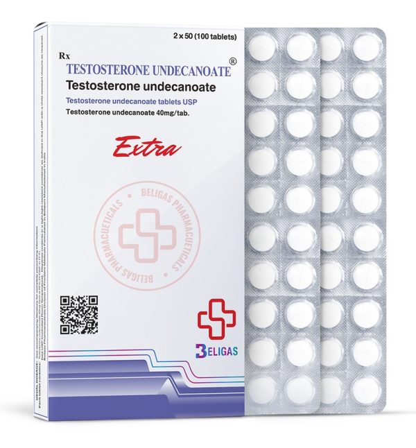 Testosteronundekanoat 40 mg 100 tabletter