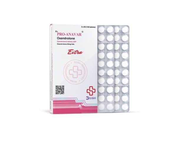 Pro Anavar 50 mg 100 tabletter beligas
