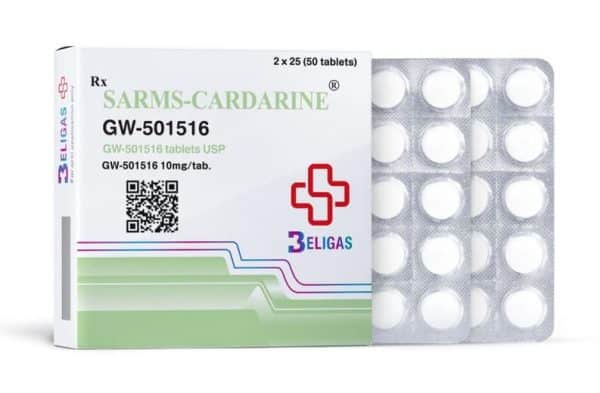 Sarms Cardarine 10 mg 50 tabletter beligas