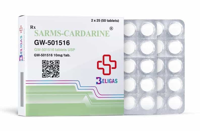 Sarms Cardarine 10 mg 50 tabletter beligas