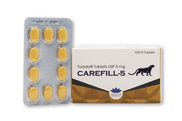Carefill 5 mg Tadalafil 100 tabletter Apotek EU