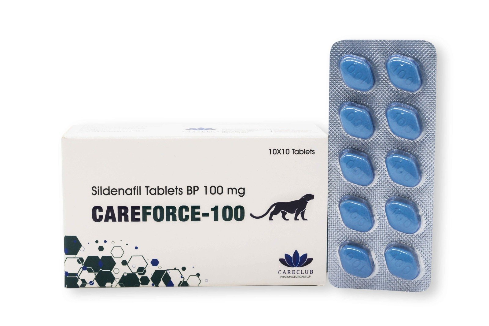 Careforce 100 mg Sildenafilcitrat BP 100 tabletter Apotek EU