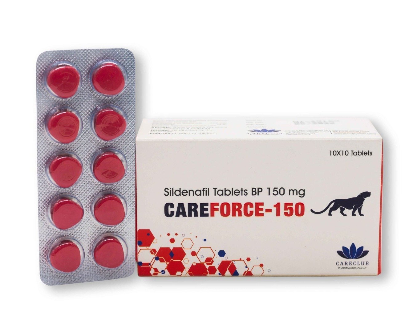 Careforce 150 mg Sildenafil BP 100 tabletter Apotek EU
