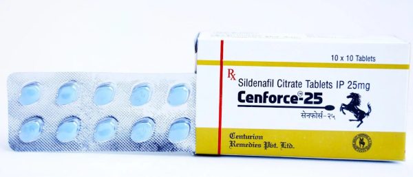 Cenforce 25 mg Sildenafilcitrat 100 tabletter Apotek EU