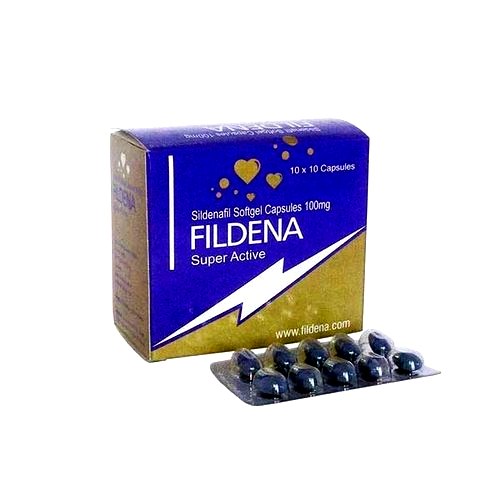 FILDENA Superaktiva Sildenafil Softgelkapslar 100 tabletter Apotek EU