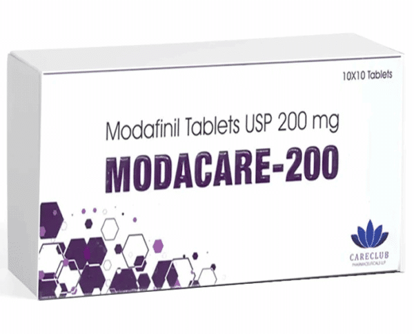 Modacare 200 mg Modafinil Tablett USP 100 tabletter Apotek EU