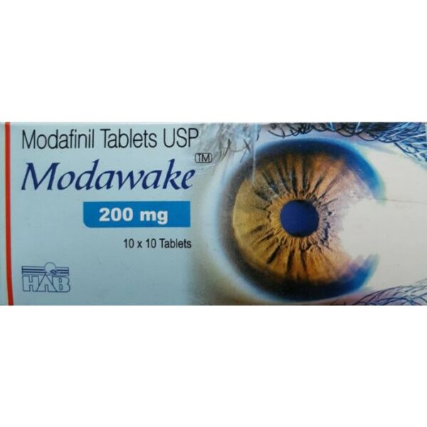 Modawake 200 mg Modafinil Tablett USP 100 tabletter Apotek EU
