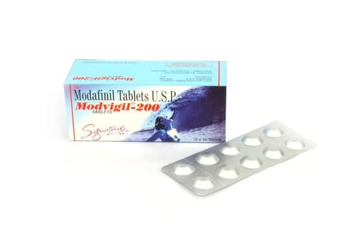 Modvigil 200 mg Modafinil Tablett USP 100 tabletter Apotek EU
