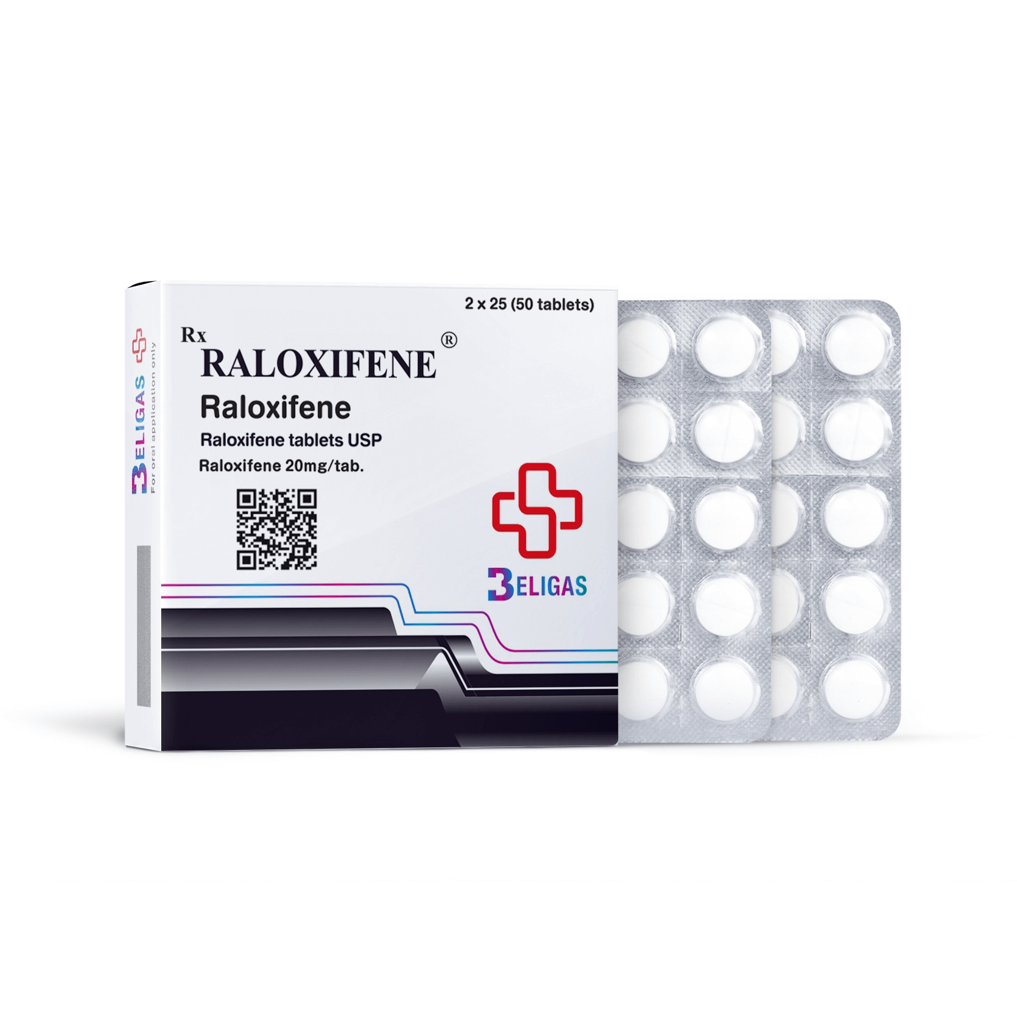 RALOXIFENE 20mg 50 tabs beligas