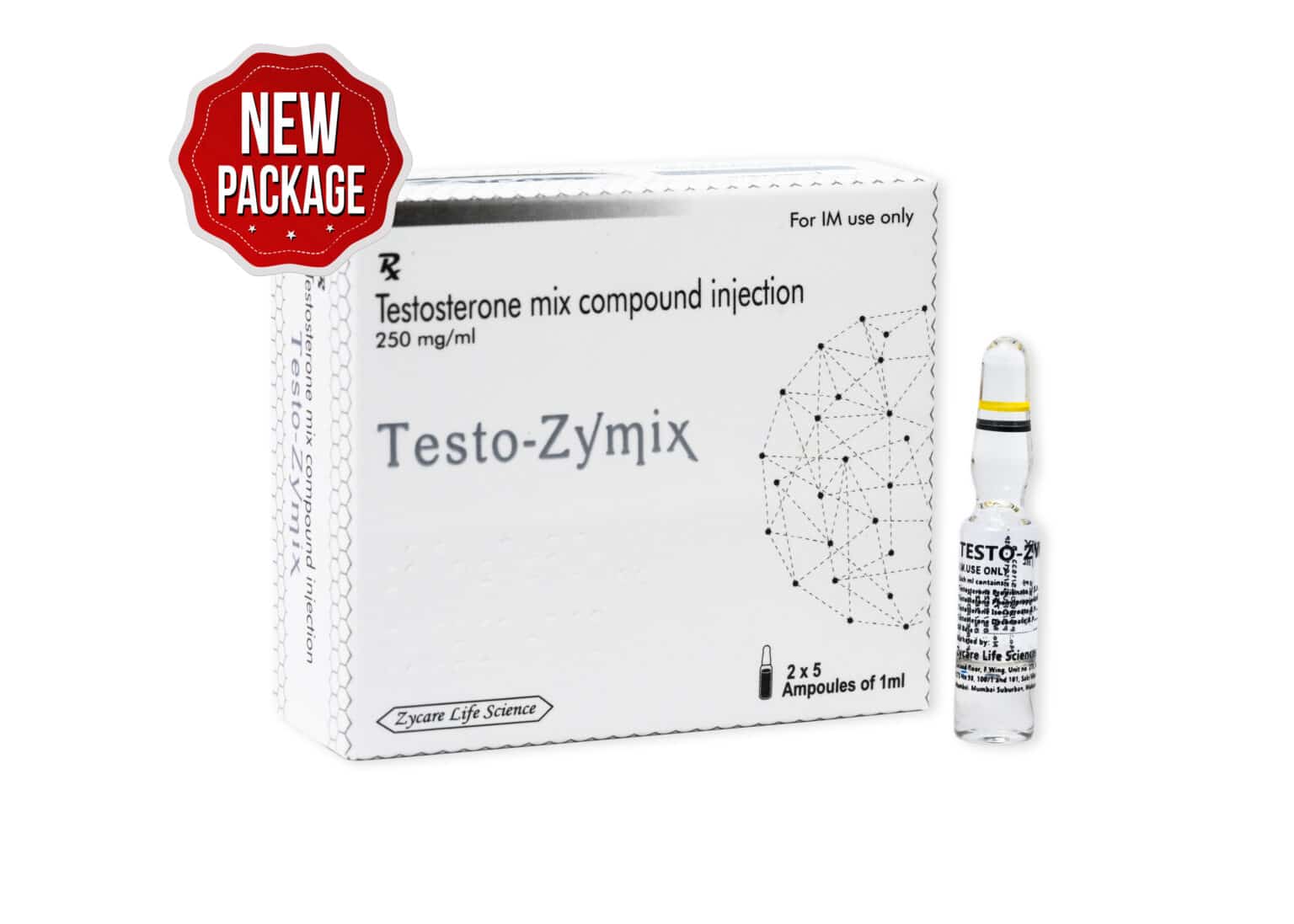 TESTO ZYMIX Testosterone MIX 250mg 1×10 1
