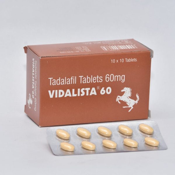 Vidalista 60 mg Tadalafil Tablett 100 tabletter Apotek EU