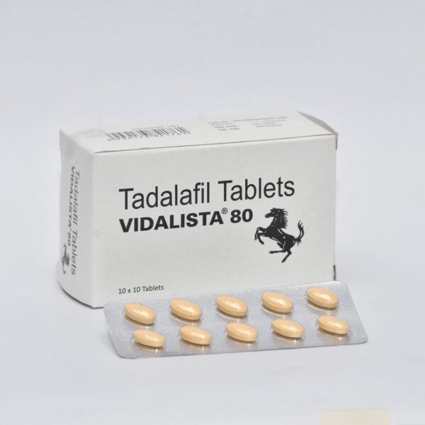 Vidalista 80 mg Tadalafil Tablett 100 tabletter Apotek EU
