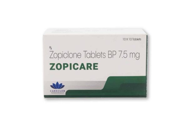 Zopicare 7,5 mg Zopiklon 100 tabletter Apotek EU