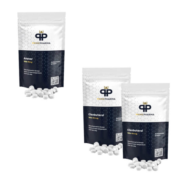 Avancerat viktminskningspaket för kvinnor: Anavar Clenbuterol 8 veckor Prime Pharma