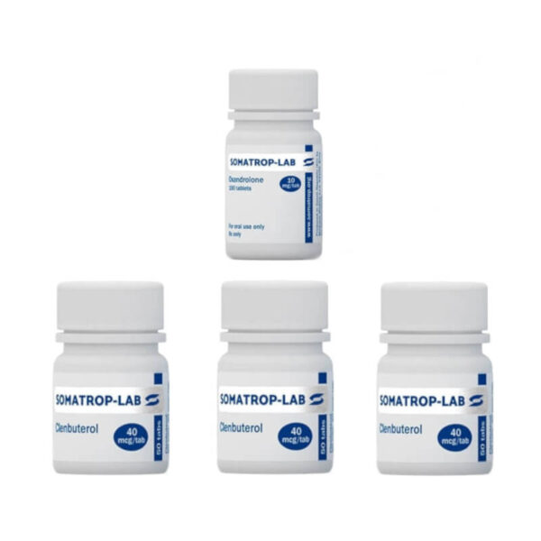 Avancerat viktminskningspaket för kvinnor: Anavar lenbuterol, 8 veckor, Somatrop Lab