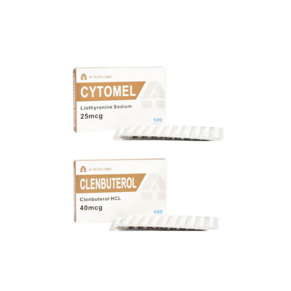 Viktminskningspaket för kvinnor A TECH LABS CLENBUTEROL + T3 (8 veckor)