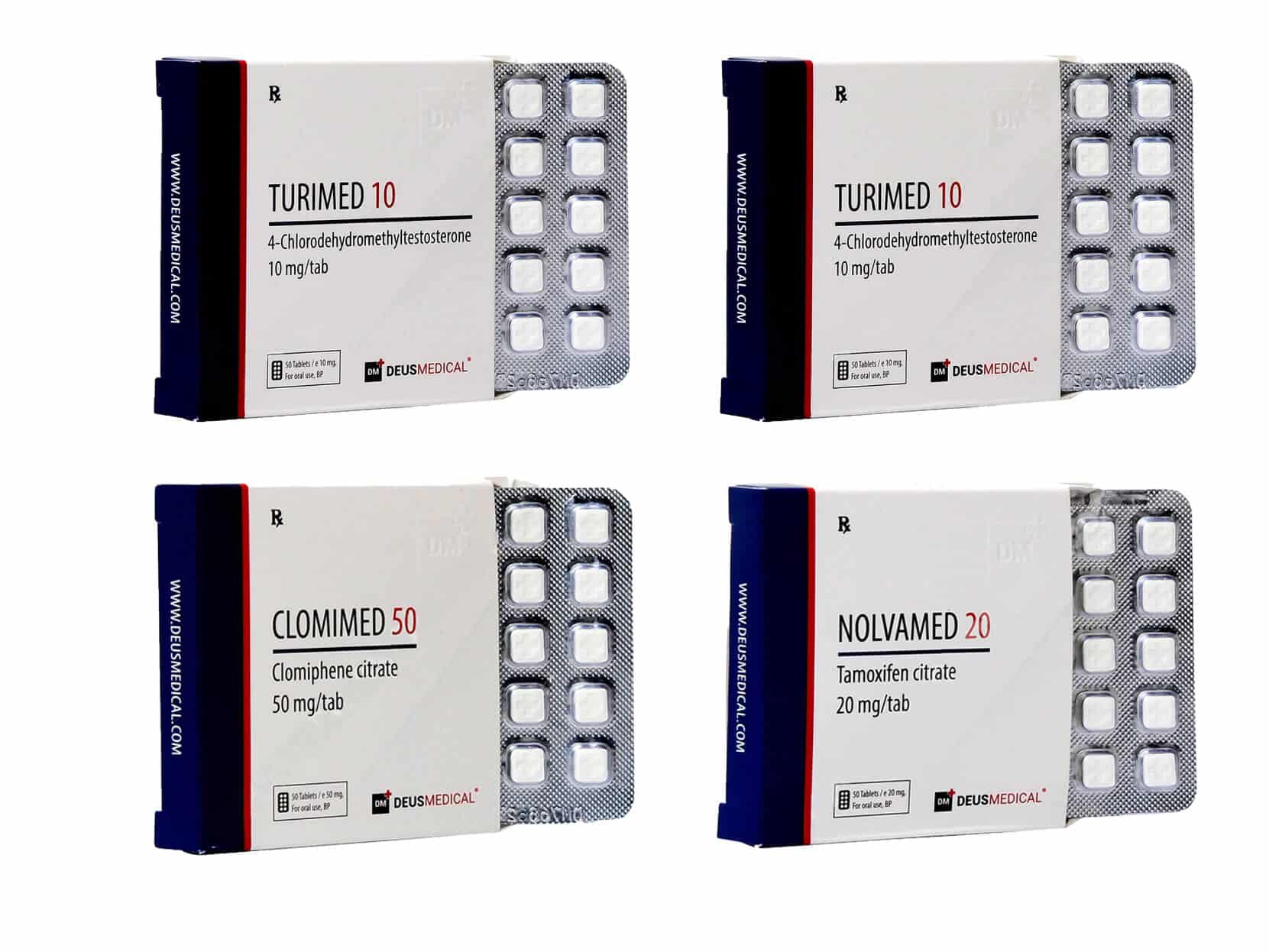 14 PACK MED ÖKNING AV LEAN MASSA TURINABOL SKYDD PCT 4 veckor Deus Medical
