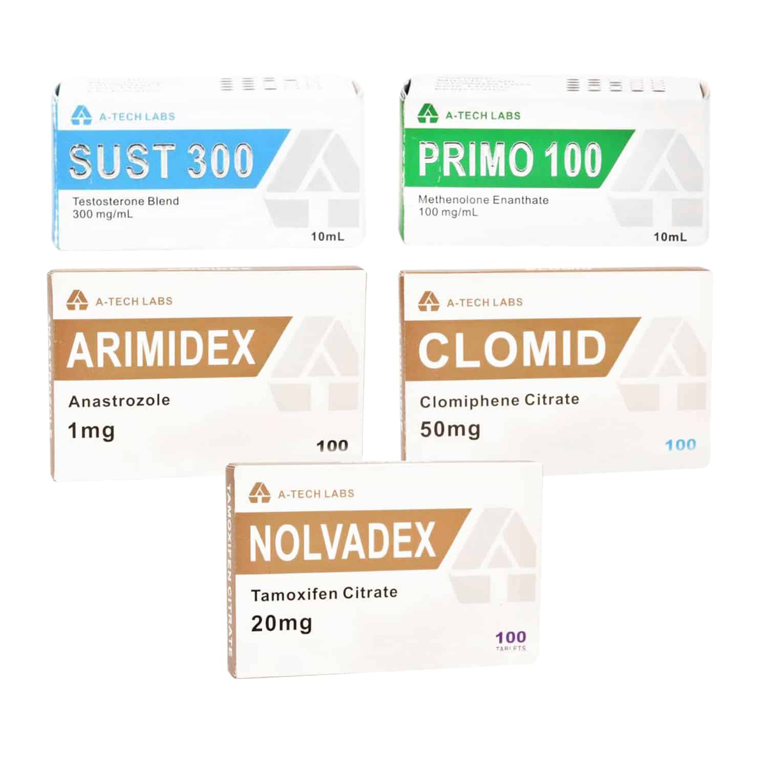 PACK MUSCLE SEC LEVEL I INJICERA SUSTANON PRIMOBOLAN PCT 8 VECKOR A Tech Labs