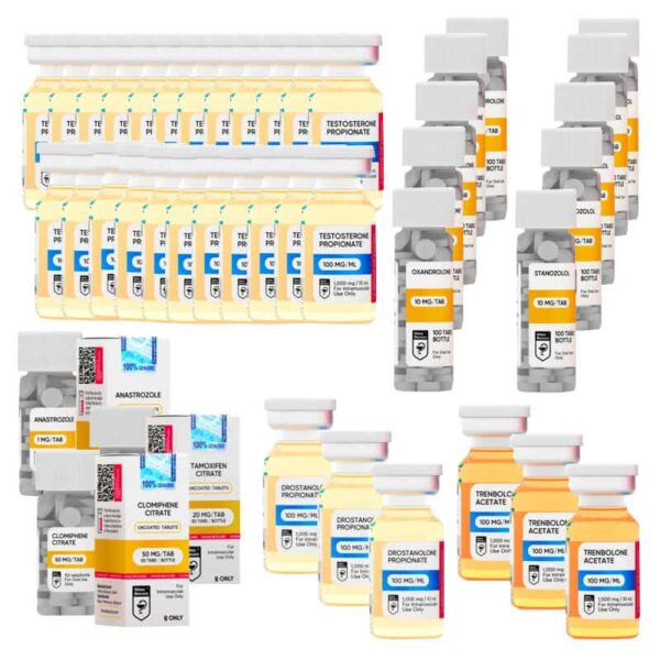 EXTREM LEAN MASS GAIN PACK Test P Tren A Mast P Anavar Winstrol Oral 16 veckor HILMA