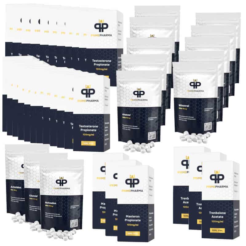 EXTREMT LEAN MASS GAIN PACK Test P Tren A Mast P Anavar Winstrol Oral 16 veckor BONUS