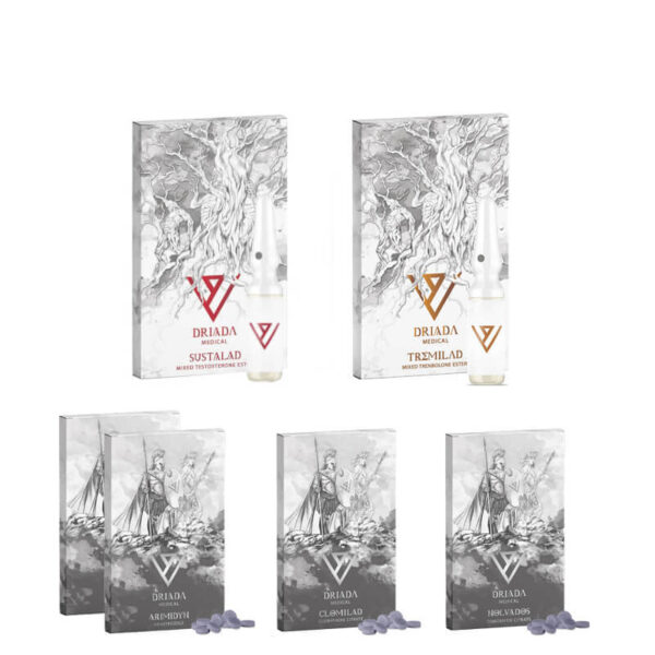 Packa mager massa 10 veckor Sustanon Tri Tren Driada Medical 1