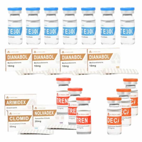 Extreme Mass Gain Pack TEST E DECA TREN A DIANABOL 16 veckor A TECH