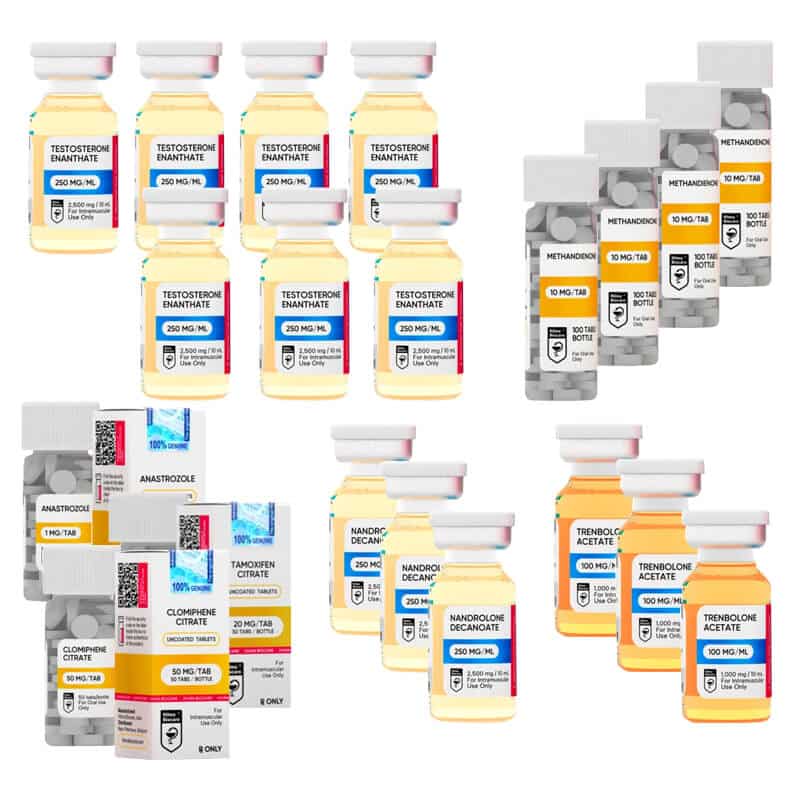 Extreme Mass Gain Pack TEST E DECA TREN OCH DIANABOL 16 veckor HILMA