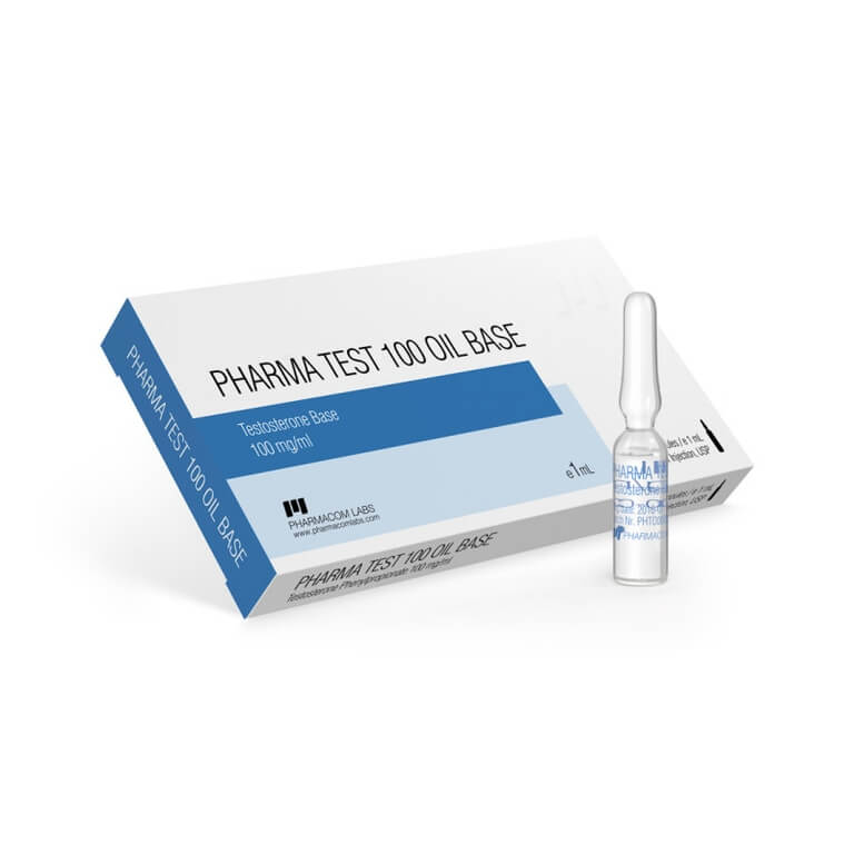 Pharmatest 100 oljebasampuller (10 x 1 ml x 100 mg) PHARMACOM