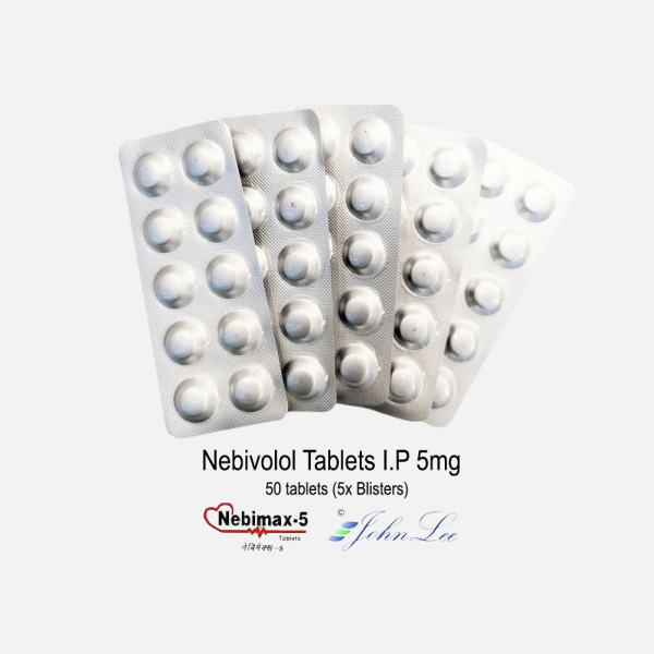Nebivolol 5 mg Nebimax 5 50 tabletter 5 blister Driada Medical