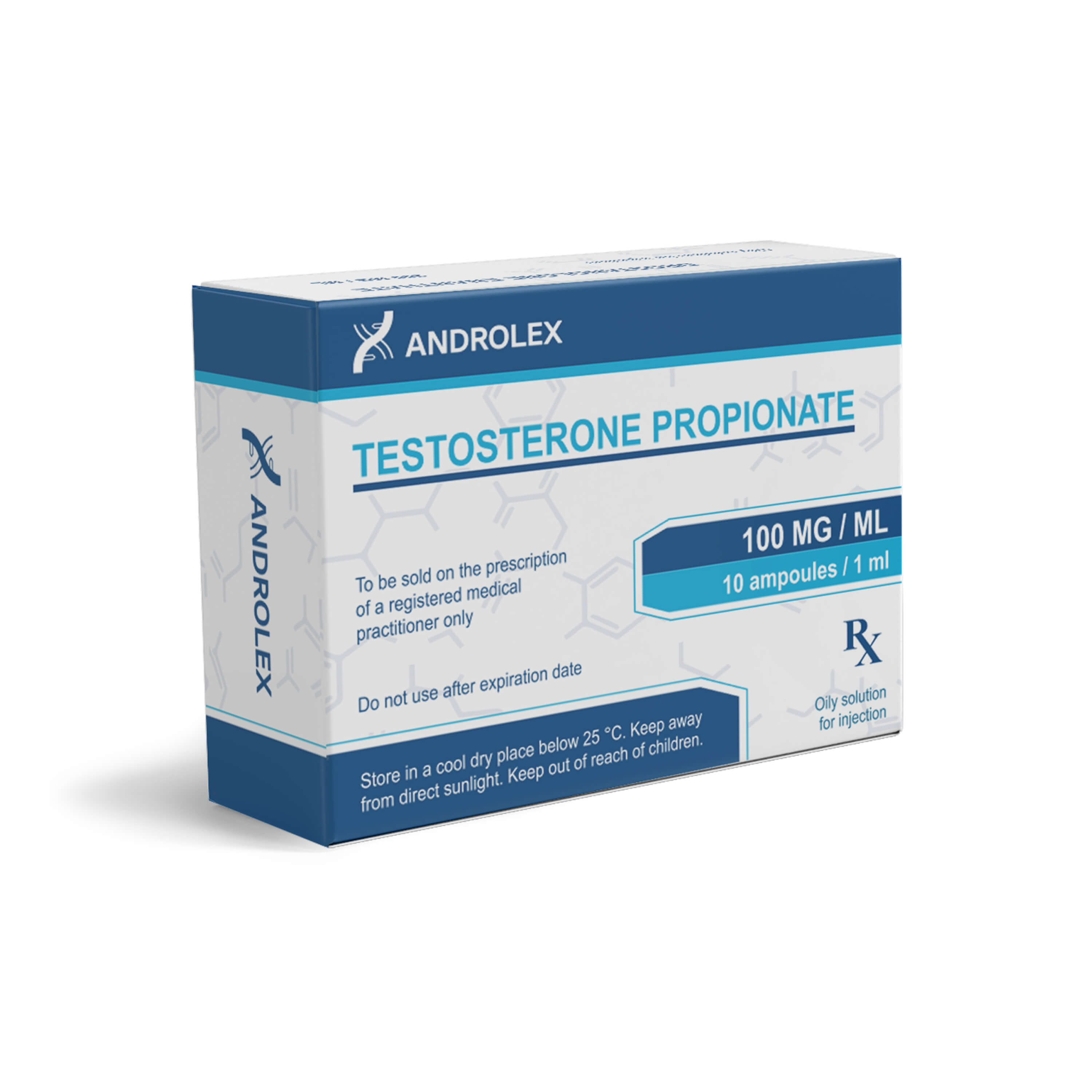 Androlex ampullförpackning testosteronpropionat