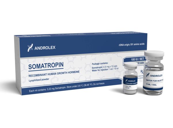 Androlex pulver med högt GH-innehåll 100 IE