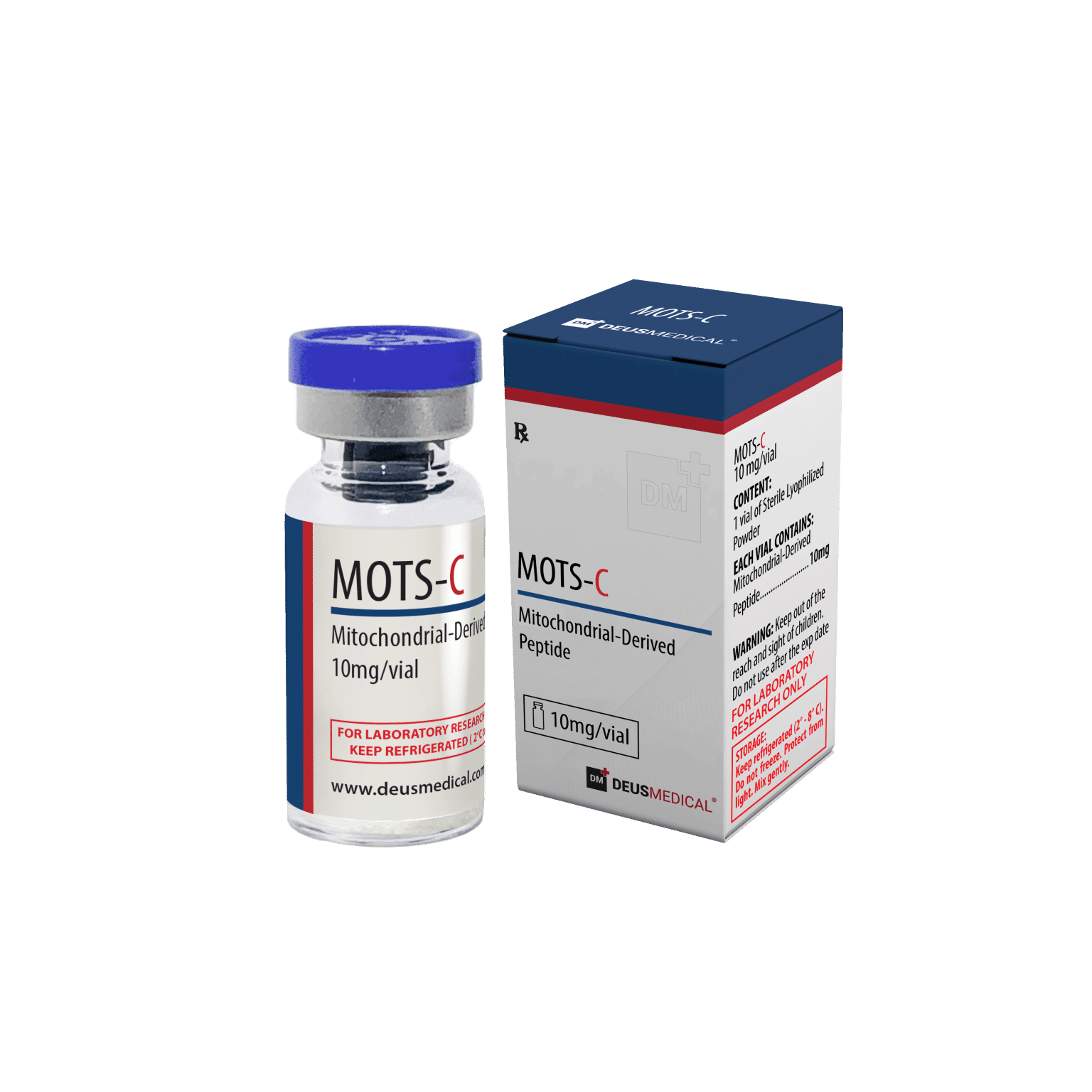 WORDS-C (Mitokondriederivatpeptid) - 10 mg/injektionsflaska - DEUS-MEDICAL
